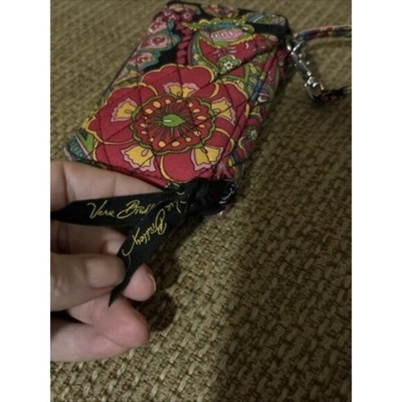 Vera Bradley Wristlet Wallet Floral Multi Compartment EUC NICE! - Picture 6 of 6